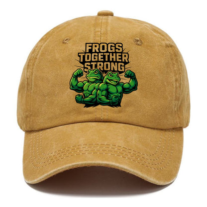 Frogs Together Strong - Classic Cap - Golden Harvest(Yellow)