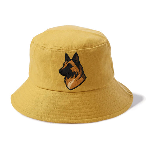 Belgian Tervuren - Fawn with black overlay embroidered design - Bucket Hat