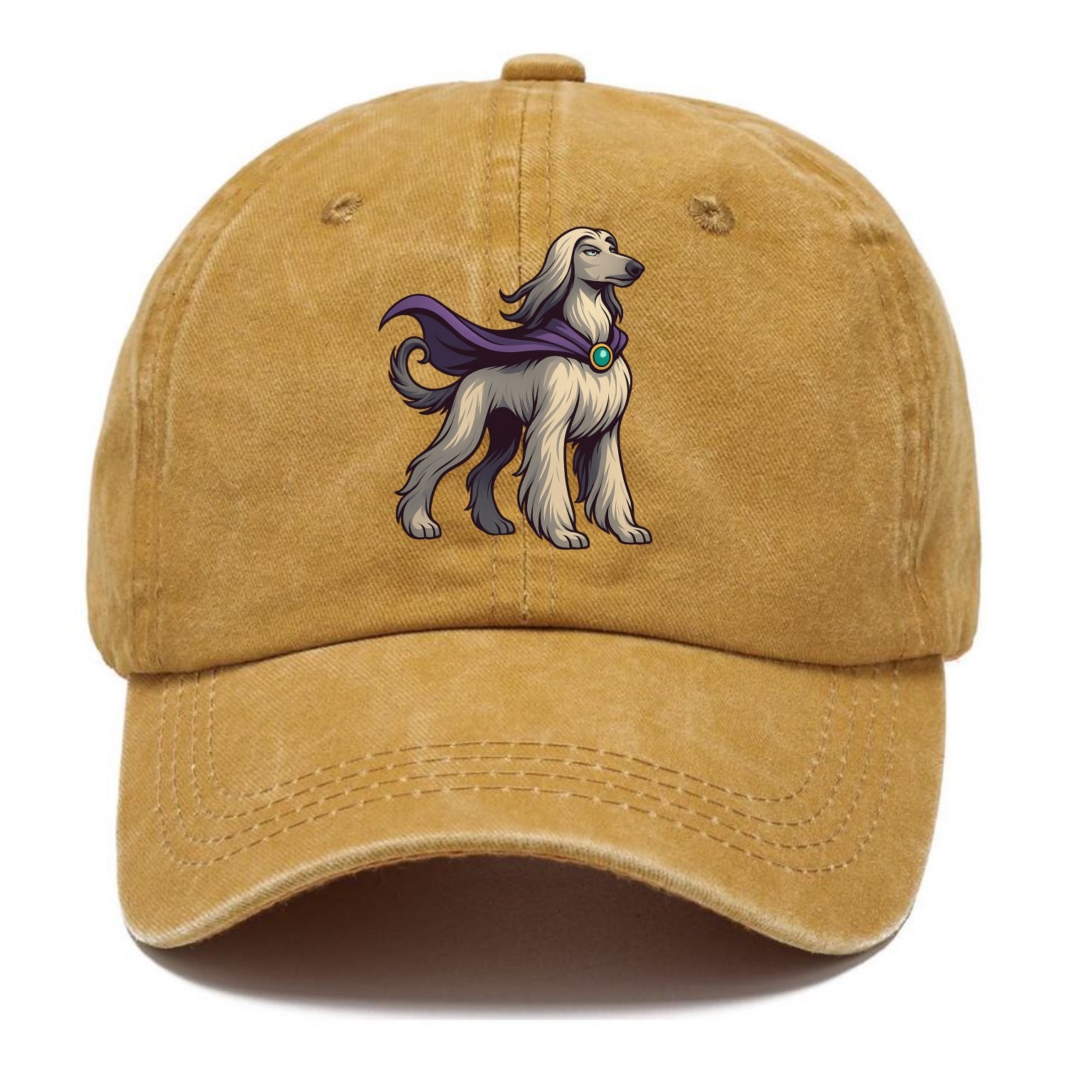 Afghan Hound Mystic Hero  - Classic Cap - Golden Harvest(Yellow)