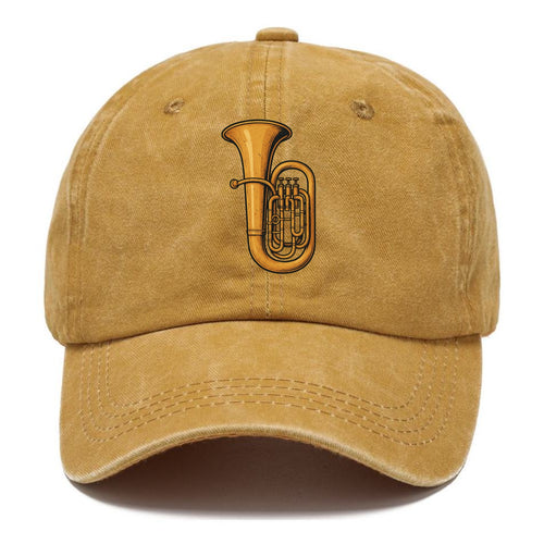 Tuba with large brass bell - Classic Cap