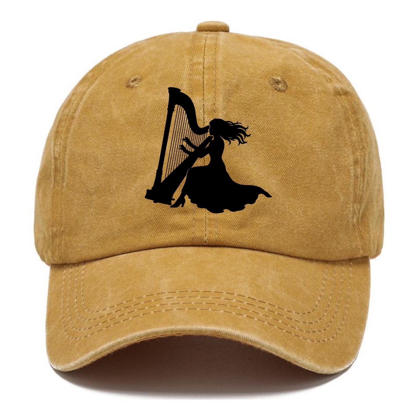 Harpist playing ethereal melody - Classic Cap - Golden Harvest(Yellow)