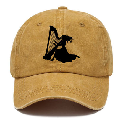 Harpist playing ethereal melody - Classic Cap - Golden Harvest(Yellow)