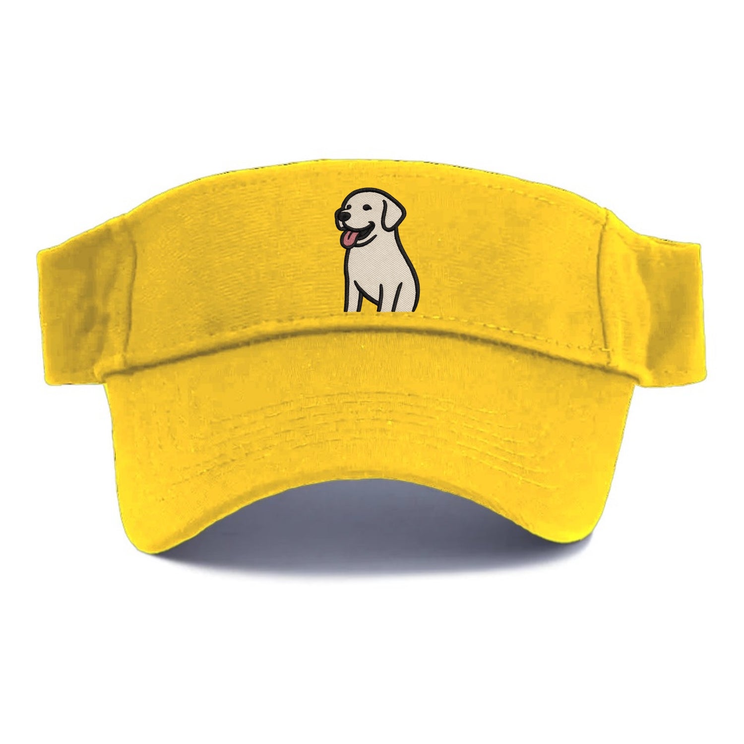 Labrador - Happy panting expression - Visor - Golden Harvest(Yellow)