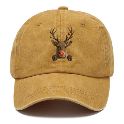 Christmas Reindeer  - Classic Cap - Golden Harvest(Yellow)