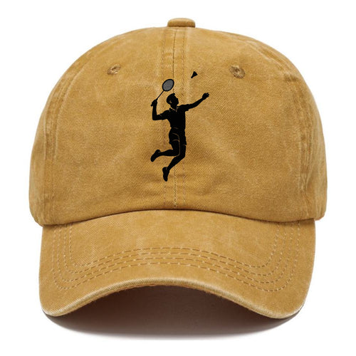 Badminton player jumping for a smash - Classic Cap