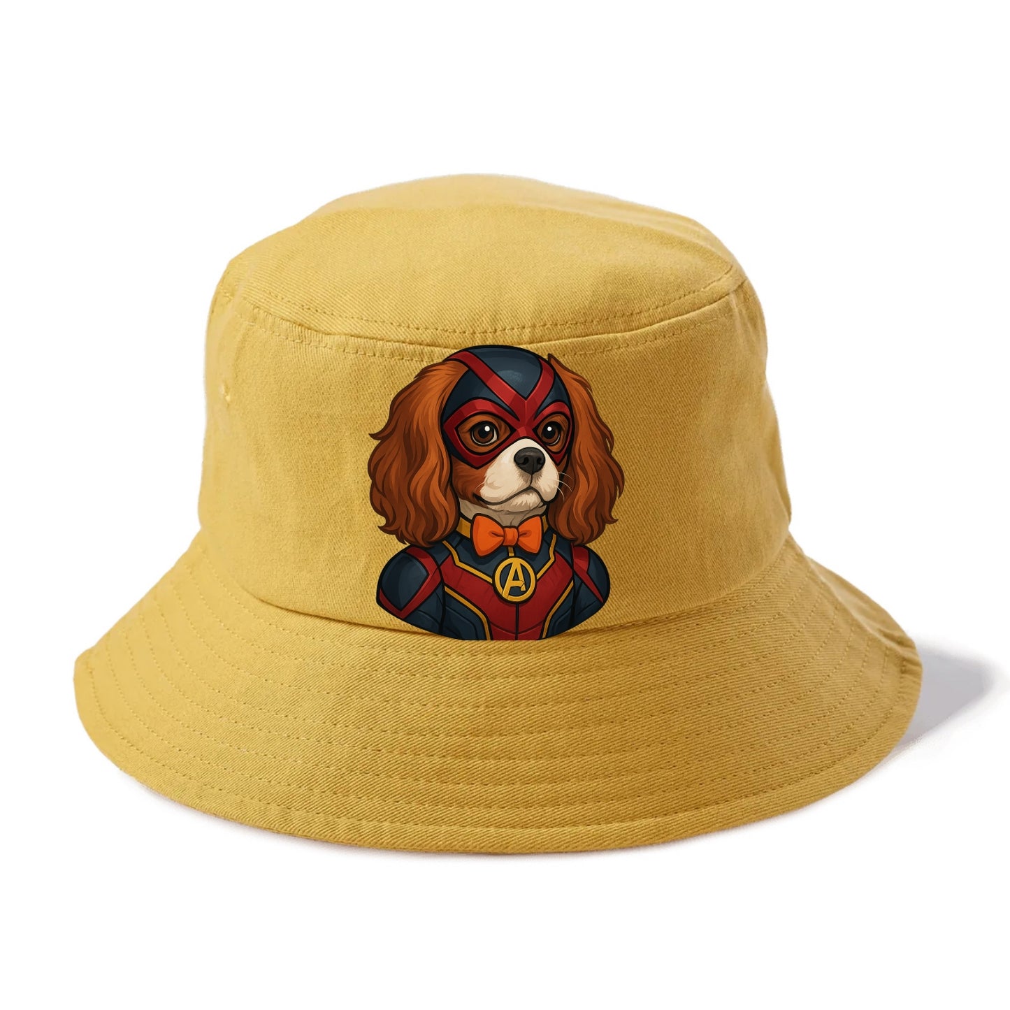 Cavalier King Charles Friendly Hero  - Bucket Hat - Golden Harvest(Yellow)