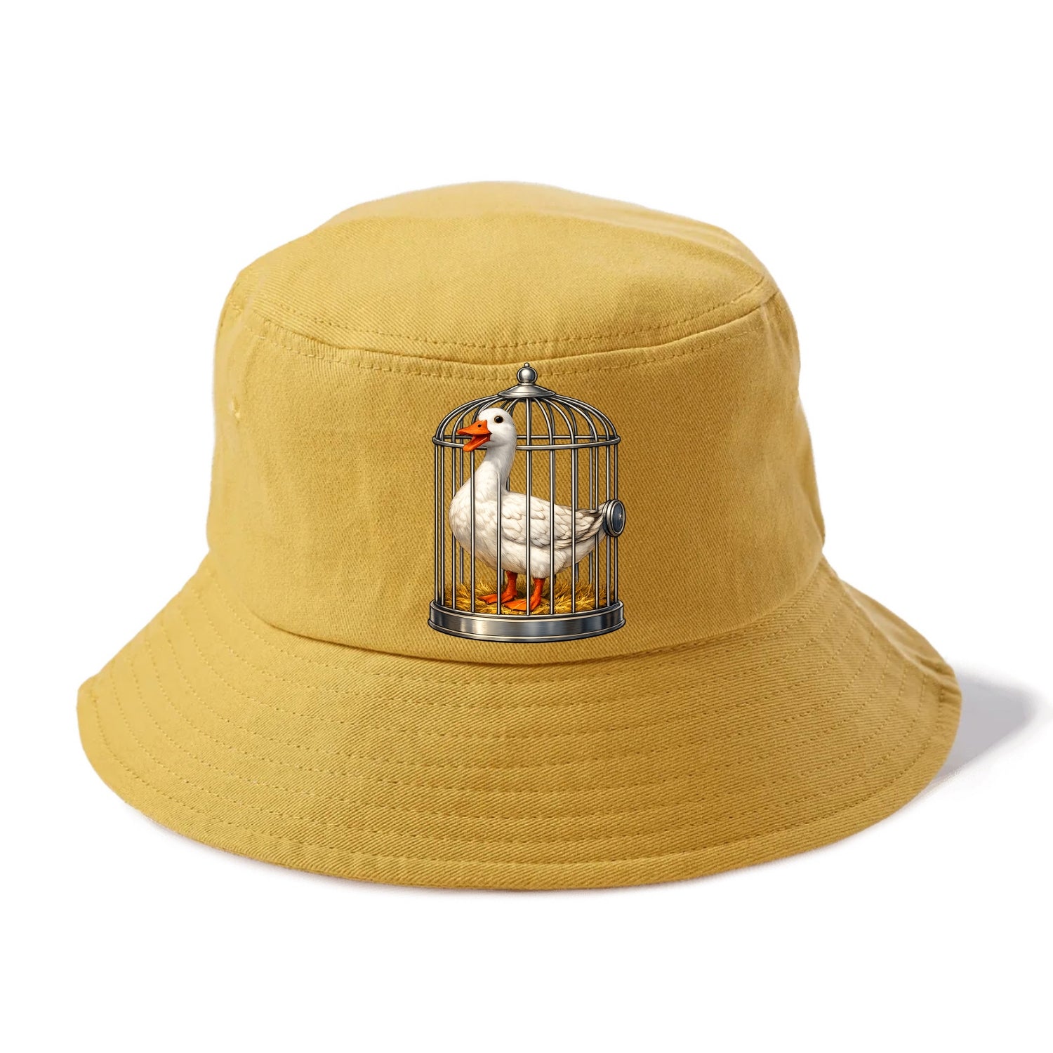 Duck In Cage - Bucket Hat - Golden Harvest(Yellow)