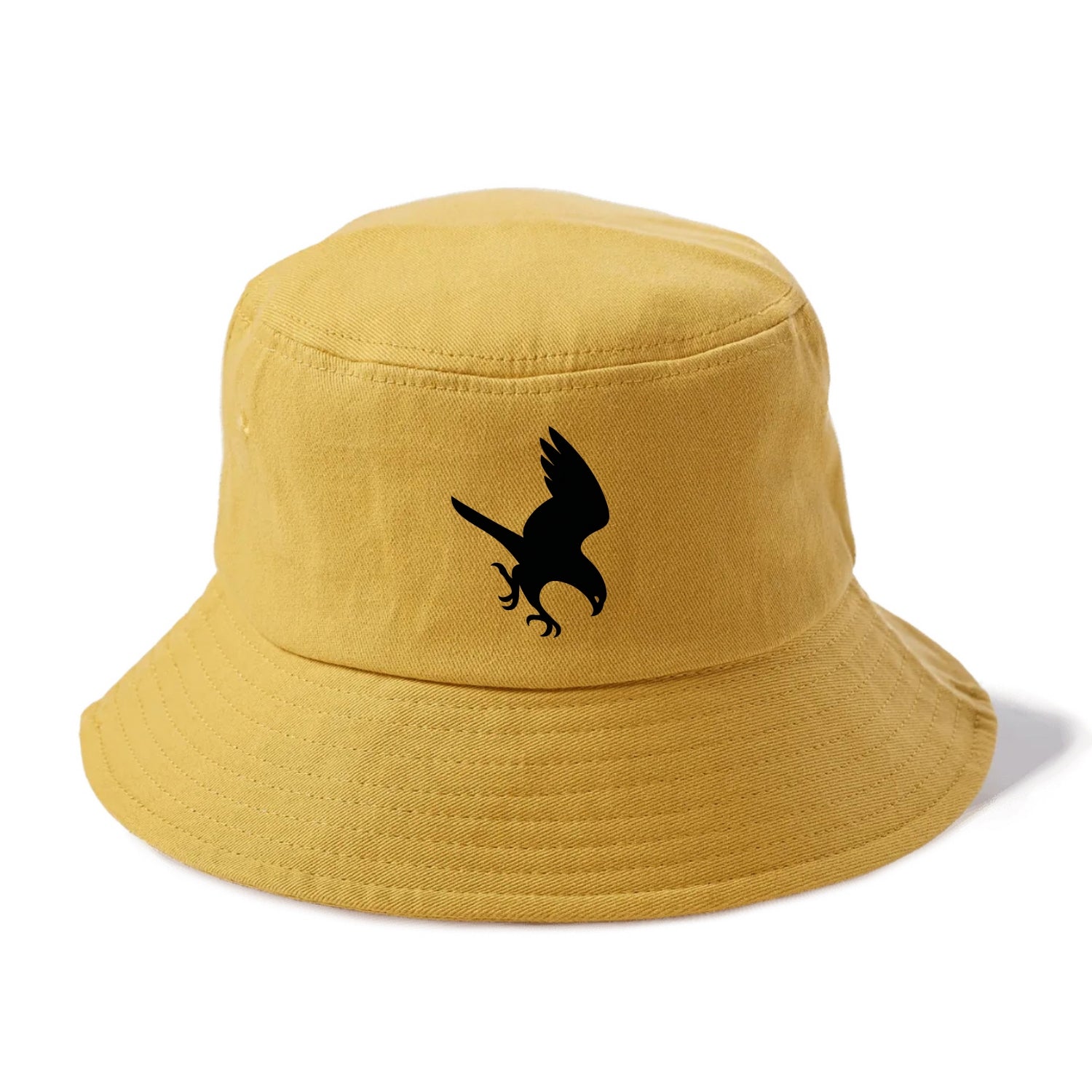 Hawk diving for prey - Bucket Hat - Golden Harvest(Yellow)