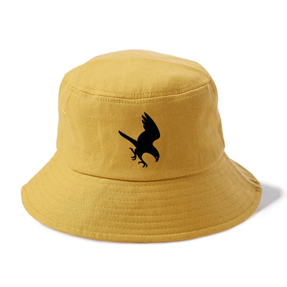 Hawk diving for prey - Bucket Hat - Golden Harvest(Yellow)
