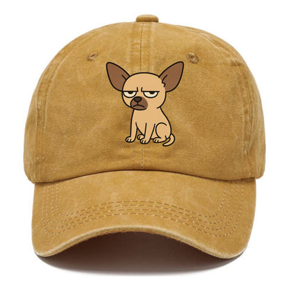The Chihuahua Judging Silently - Classic Cap - Golden Harvest(Yellow)