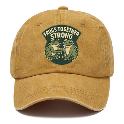Frogs Together Strong 3 - Classic Cap - Golden Harvest(Yellow)