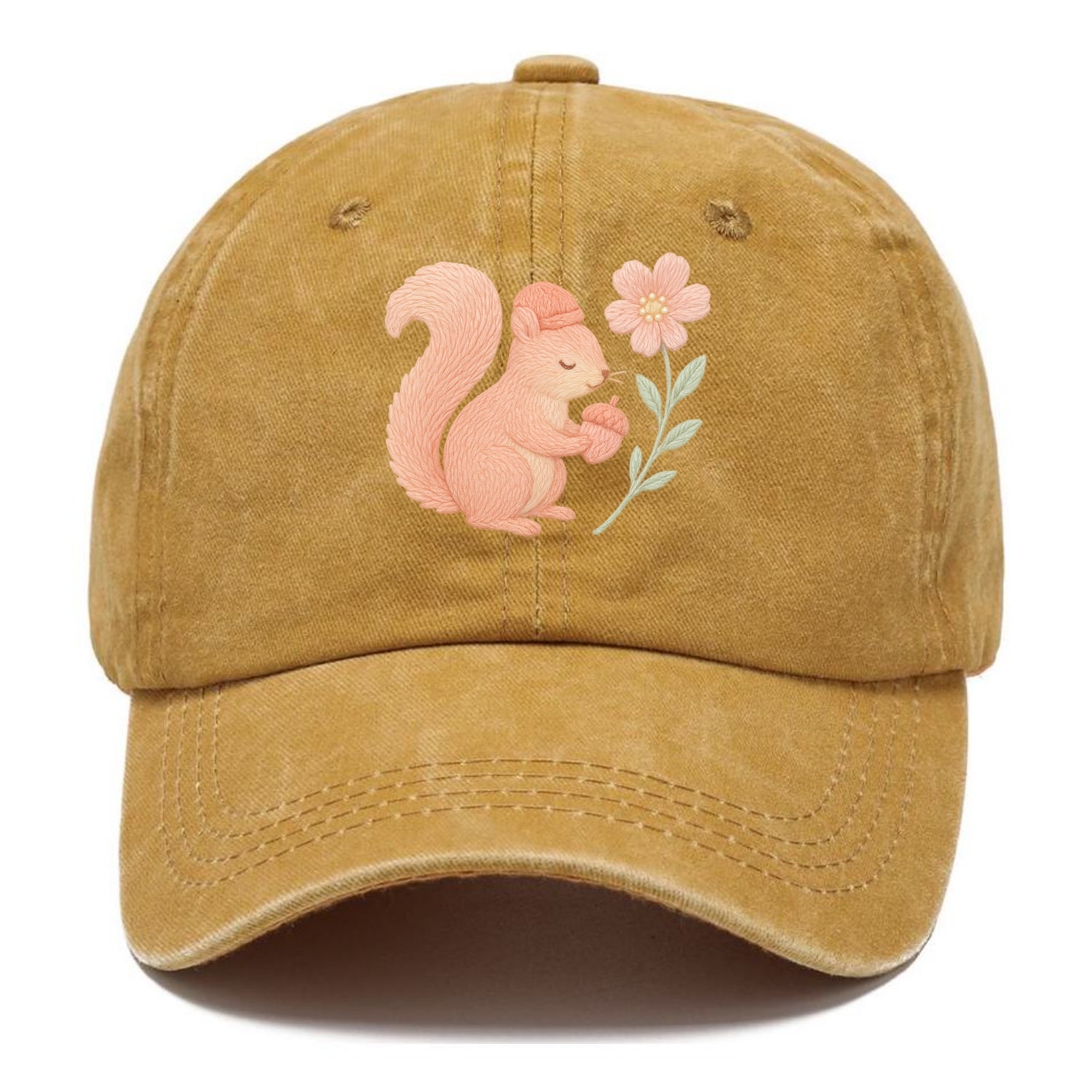 Coral Squirrel - Classic Cap - Golden Harvest(Yellow)