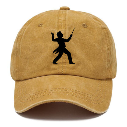 Conductor leading orchestra passionately - Classic Cap - Golden Harvest(Yellow)