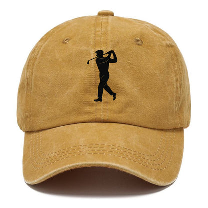Golfer perfect swing follow-through - Classic Cap - Golden Harvest(Yellow)