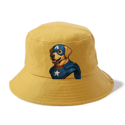 Labrador Patriotic Hero  - Bucket Hat - Golden Harvest(Yellow)