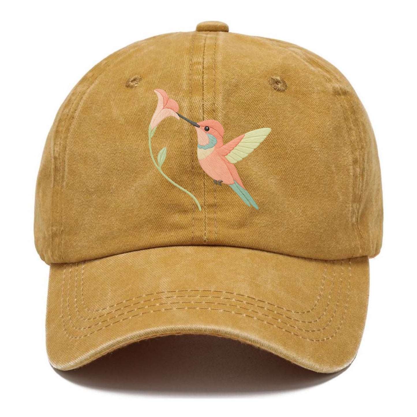 Coral Hummingbird - Classic Cap - Golden Harvest(Yellow)