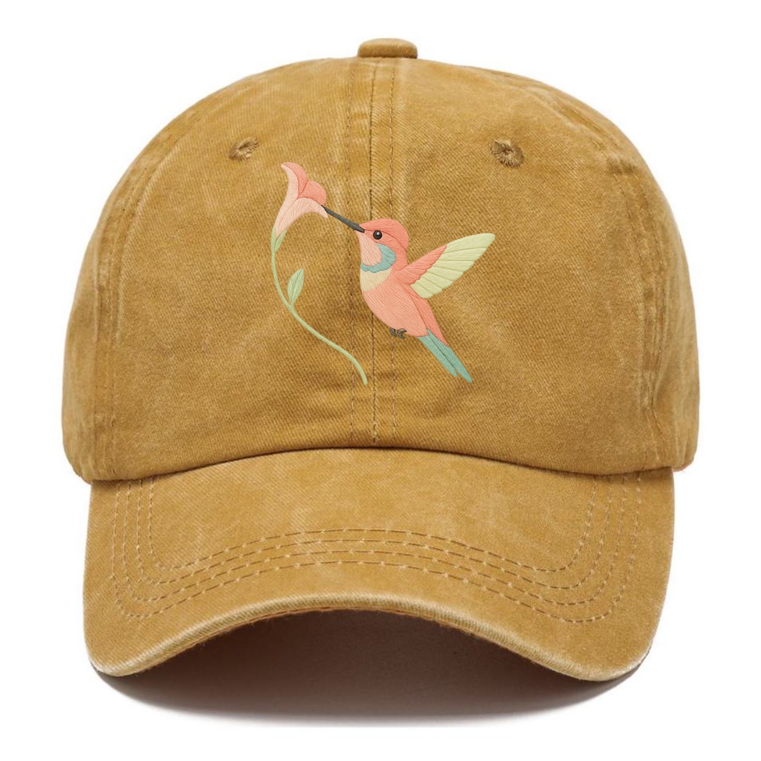 Coral Hummingbird - Classic Cap - Golden Harvest(Yellow)