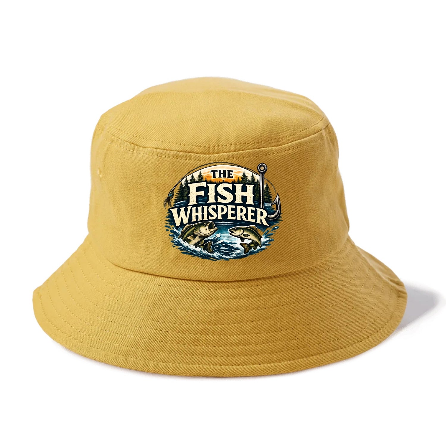 The Fish Whisperer - Bucket Hat - Golden Harvest(Yellow)