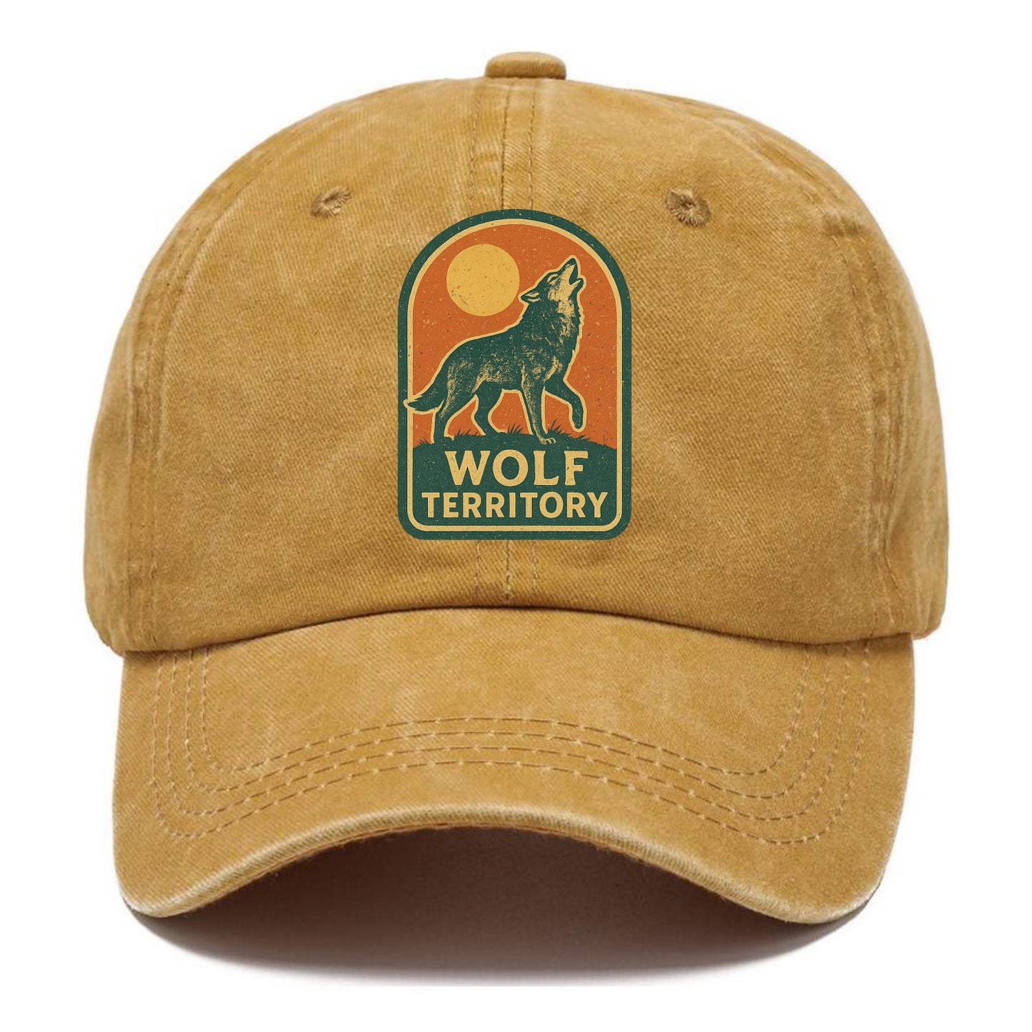 Wolf Territory Marking  - Classic Cap - Golden Harvest(Yellow)