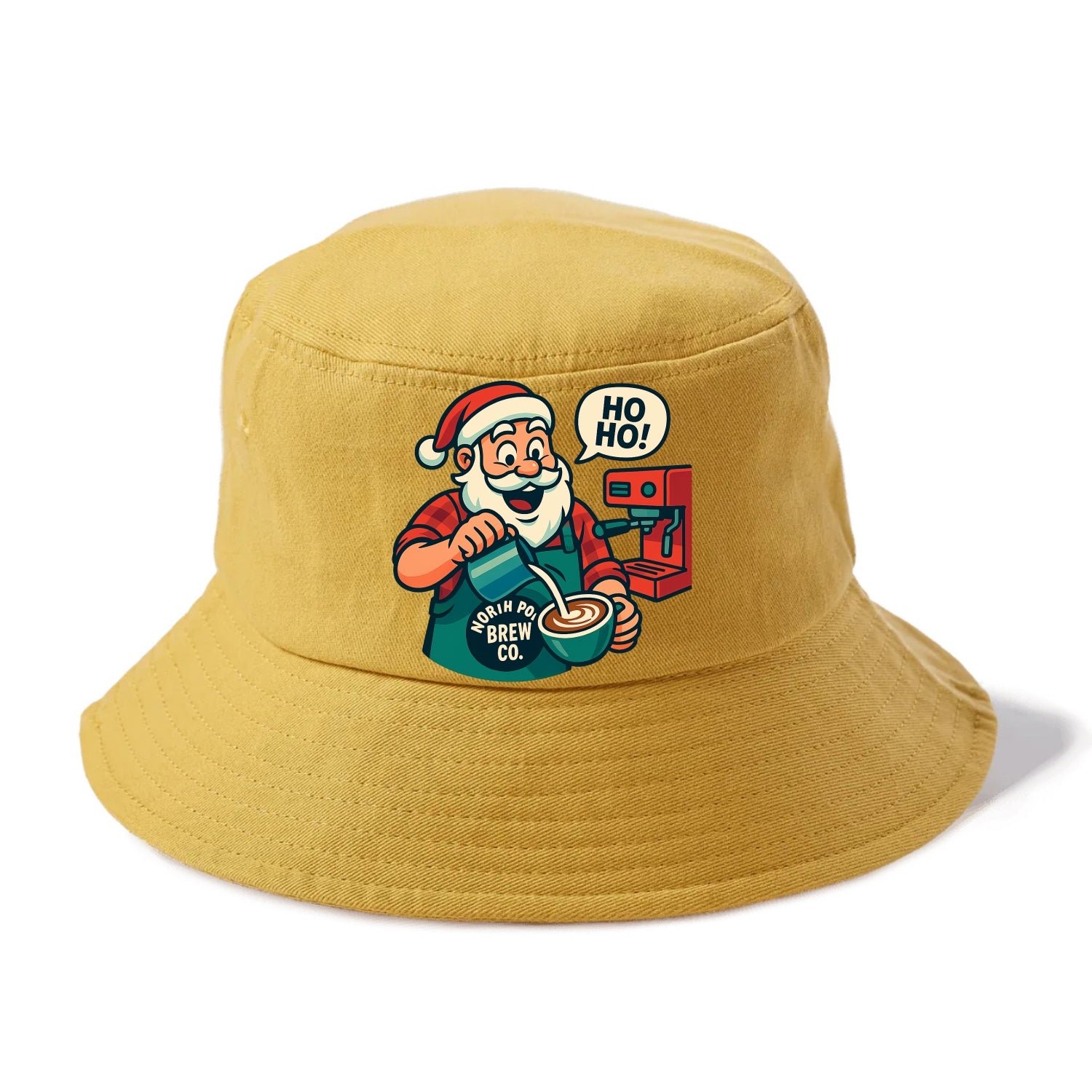 Santa Barista - Bucket Hat - Golden Harvest(Yellow)