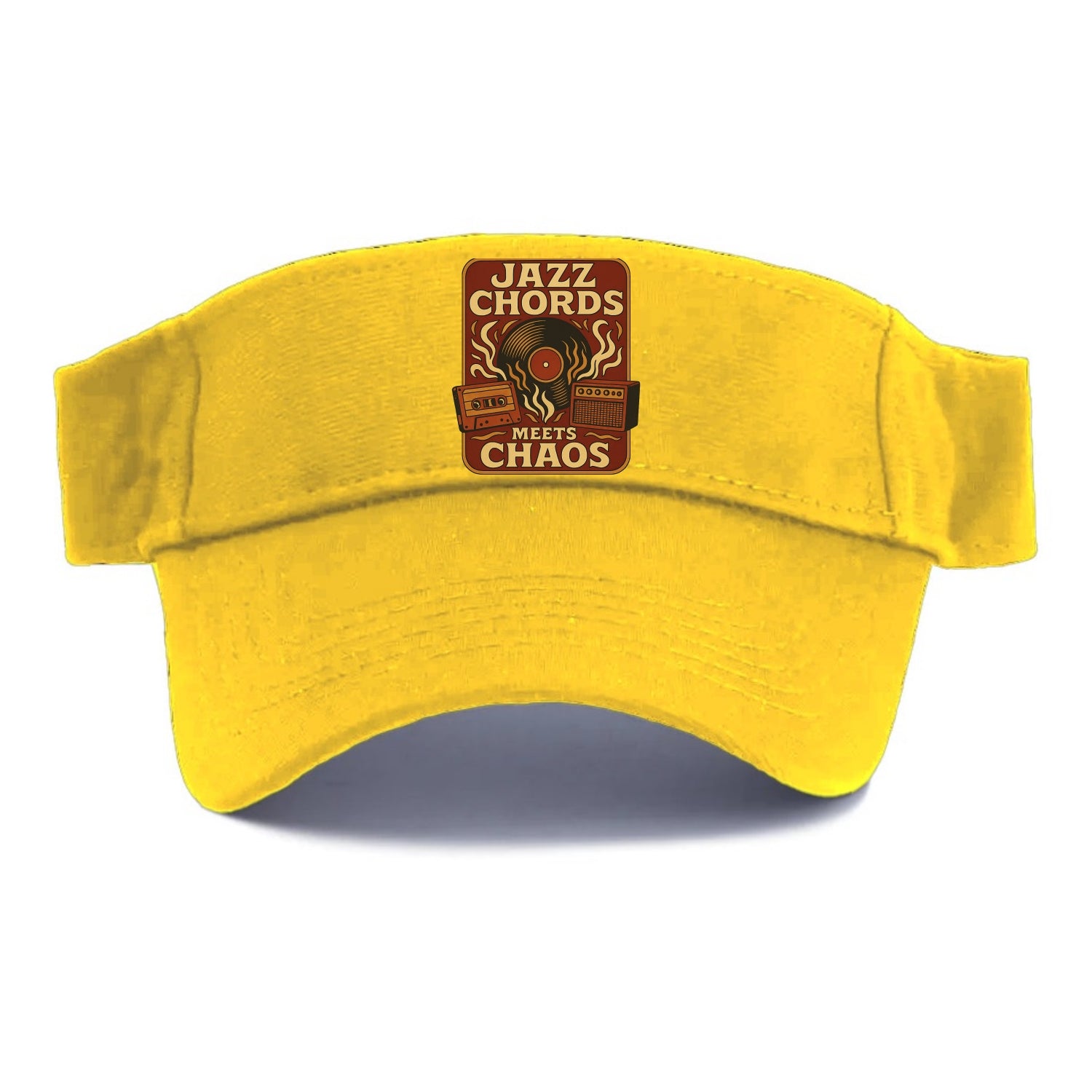 Jazz chords with hyperpop energy - "Jazz Meets Chaos" - unexpected fusion - Visor - Golden Harvest(Yellow)
