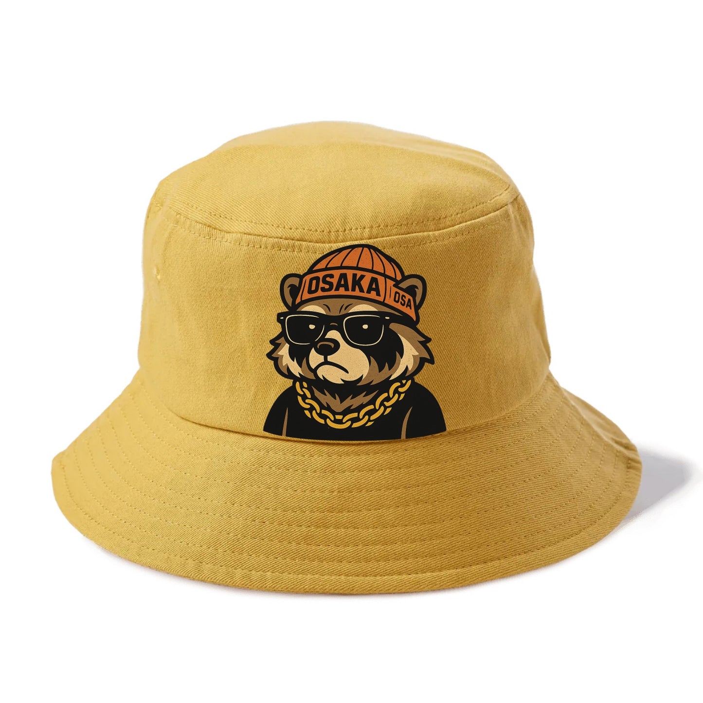 Osaka Tanuki - Bucket Hat - Golden Harvest(Yellow)