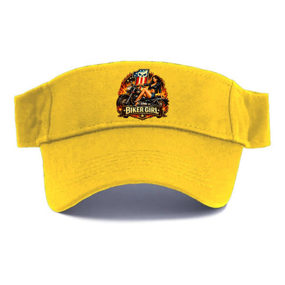 Vintage Biker Pin Up - Visor - Golden Harvest(Yellow)