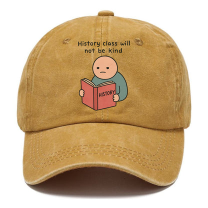 Future history book with cringe - "History class will not be kind" - Classic Cap - Golden Harvest(Yellow)
