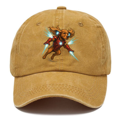 Cocker Spaniel Iron Man  - Classic Cap - Golden Harvest(Yellow)