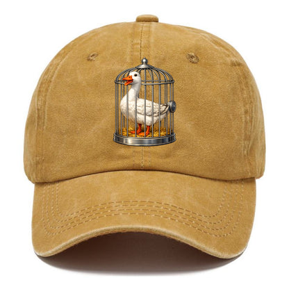 Duck In Cage - Classic Cap - Golden Harvest(Yellow)