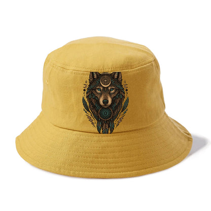 Storm Wolf Thunder  - Bucket Hat - Golden Harvest(Yellow)