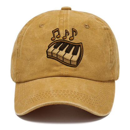 Piano Keys  - Classic Cap - Golden Harvest(Yellow)