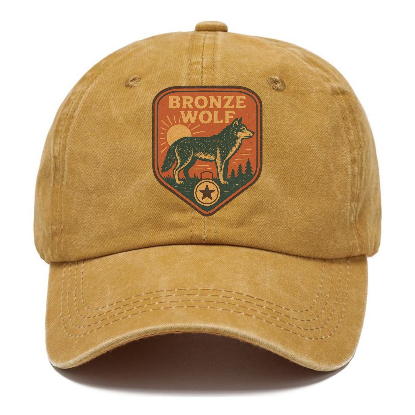 Bronze Wolf Medal  - Classic Cap - Golden Harvest(Yellow)