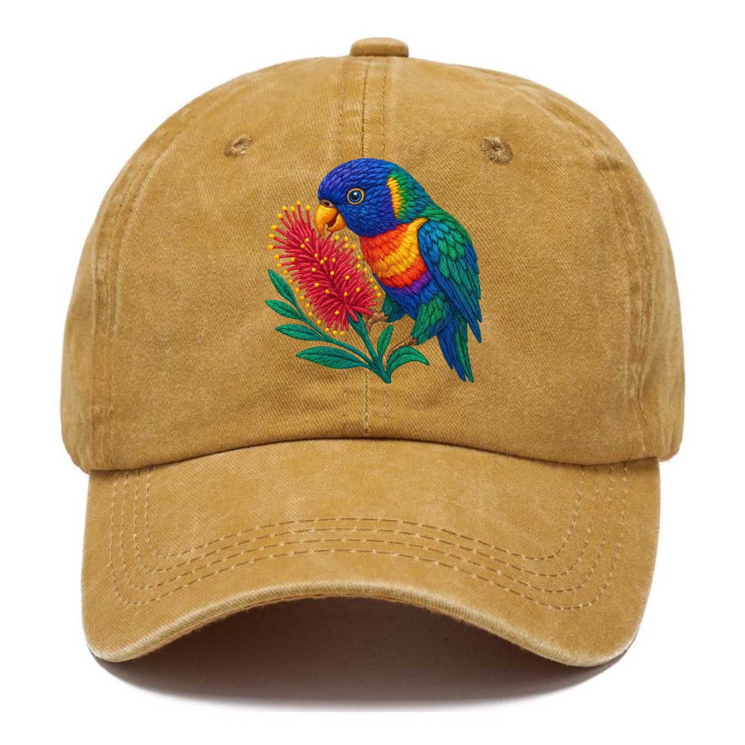 Rainbow Lorikeet Bottlebrush - Classic Cap - Golden Harvest(Yellow)