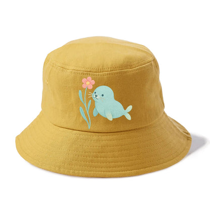 Mint Seal Pup - Bucket Hat - Golden Harvest(Yellow)