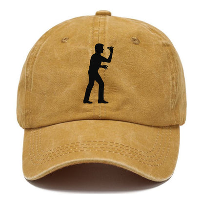 Darts player in throwing stance - Classic Cap - Golden Harvest(Yellow)