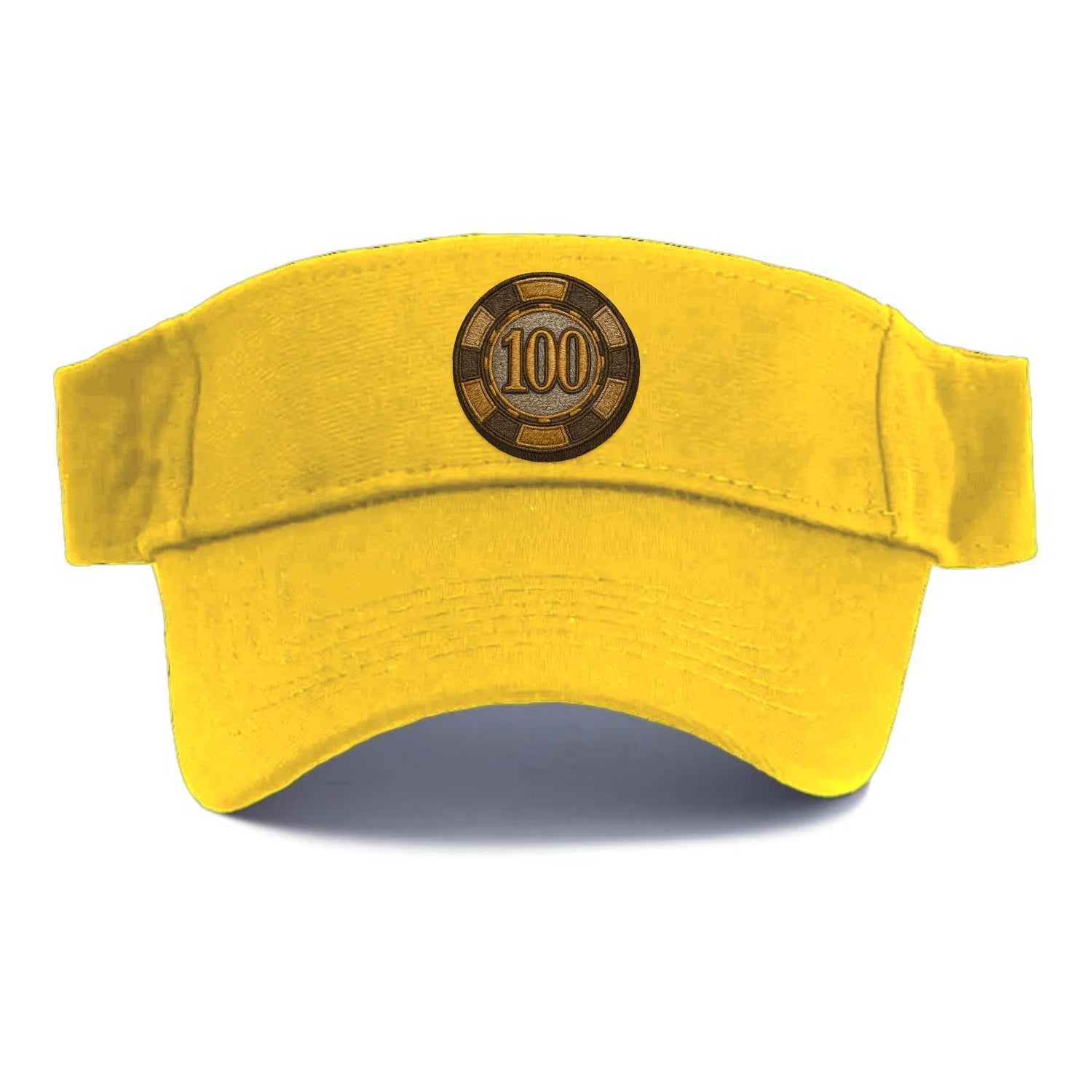 Poker Chip  - Visor - Golden Harvest(Yellow)