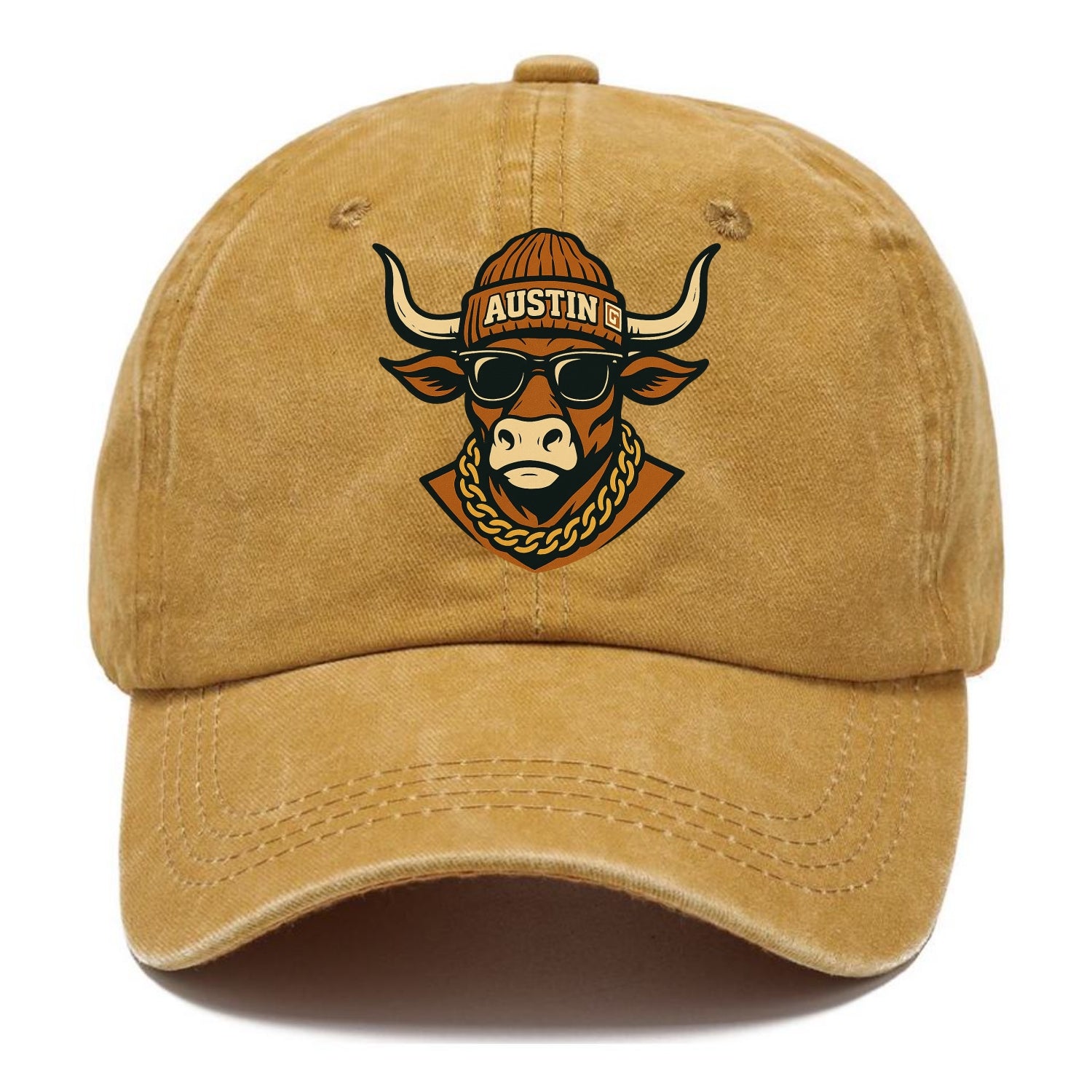 Austin Longhorn - Classic Cap - Golden Harvest(Yellow)