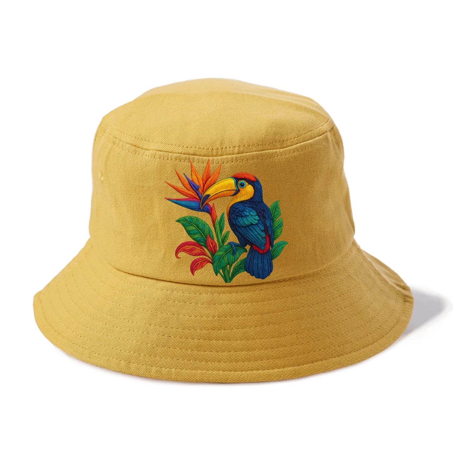 Toucan Paradise - Bucket Hat - Golden Harvest(Yellow)