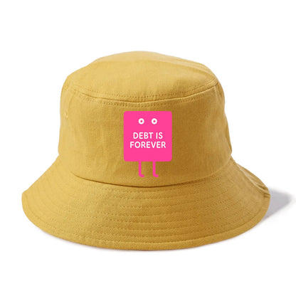 DEBT IS FOREVER | Immortal credit card - Bucket Hat - Golden Harvest(Yellow)