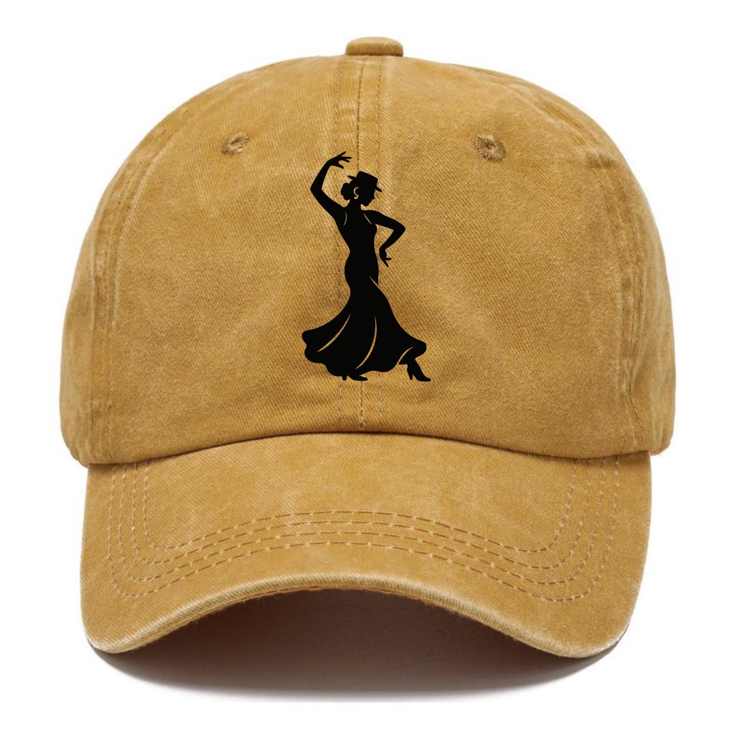 Flamenco dancer passionate stance - Classic Cap - Golden Harvest(Yellow)