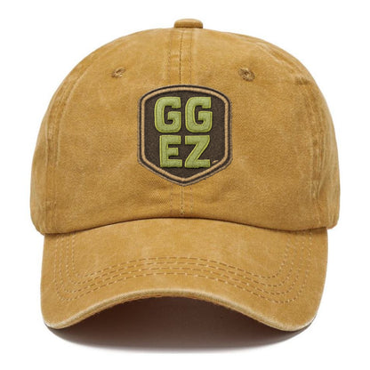 GG EZ - victory text in neon green , easy win - Classic Cap - Golden Harvest(Yellow)