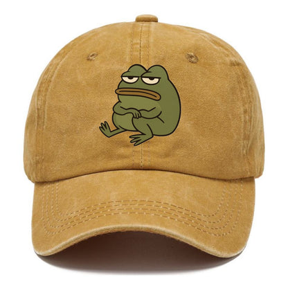 The Frog Judges Silently - Classic Cap - Golden Harvest(Yellow)
