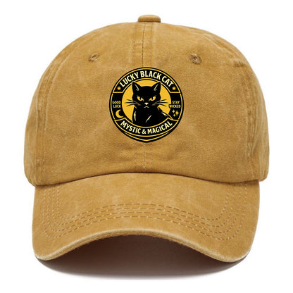 Mystic Feline Emblem - Classic Cap - Golden Harvest(Yellow)
