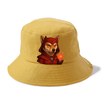 Shiba Inu Scarlet Witch  - Bucket Hat - Golden Harvest(Yellow)