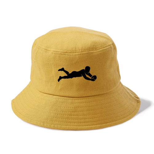 Rugby player diving for try - Bucket Hat