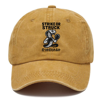 Strike or Struck - Cobra wearing boxing Classic Cap - Golden Harvest(Yellow)