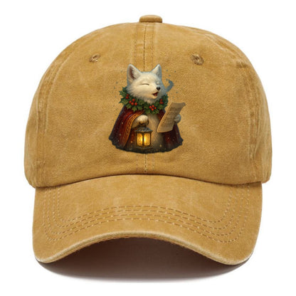 Snowbound Arctic Fox Caroler  - Classic Cap - Golden Harvest(Yellow)