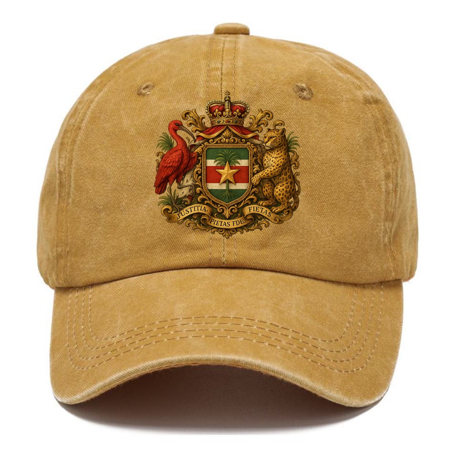 Suriname Star Emblem  - Classic Cap - Golden Harvest(Yellow)