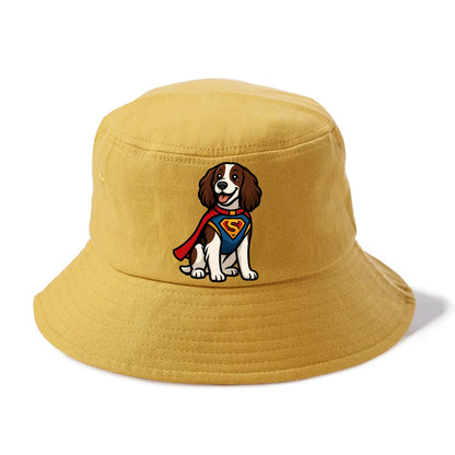 Springer Spaniel Friendly Hero  - Bucket Hat - Golden Harvest(Yellow)